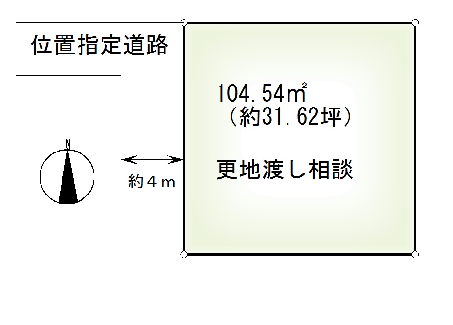 新石手売土地価格変更（940万円→840万円）