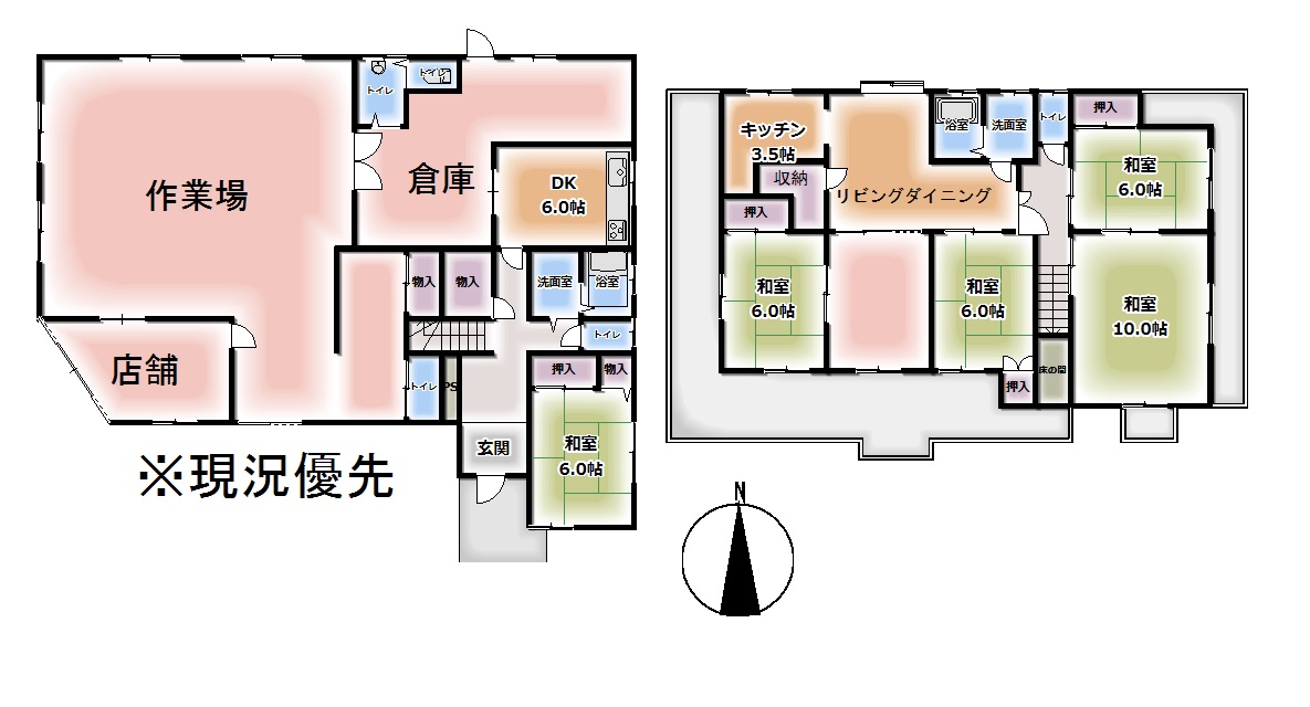 （店舗付き住宅）松前町筒井