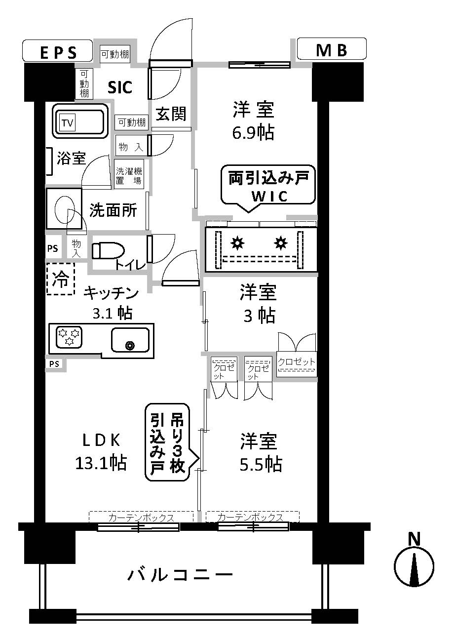 レーベン松山三番町ＭＩＤ　ＣＯＵＲＴ　ＧＲＡＮＤ　10階